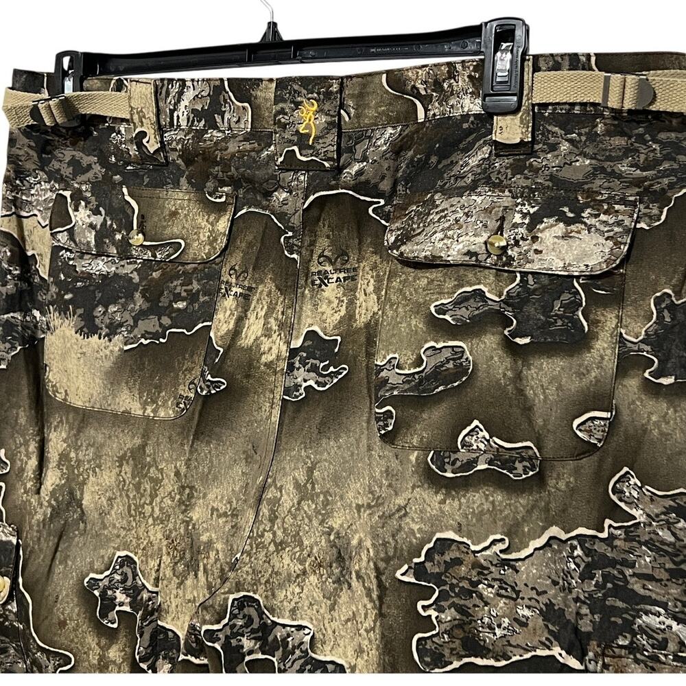 Browning Mens 2XLarge Wasatch 6 Pocket Realtree eXcape Camo Hunting Pants New - Picture 9 of 15